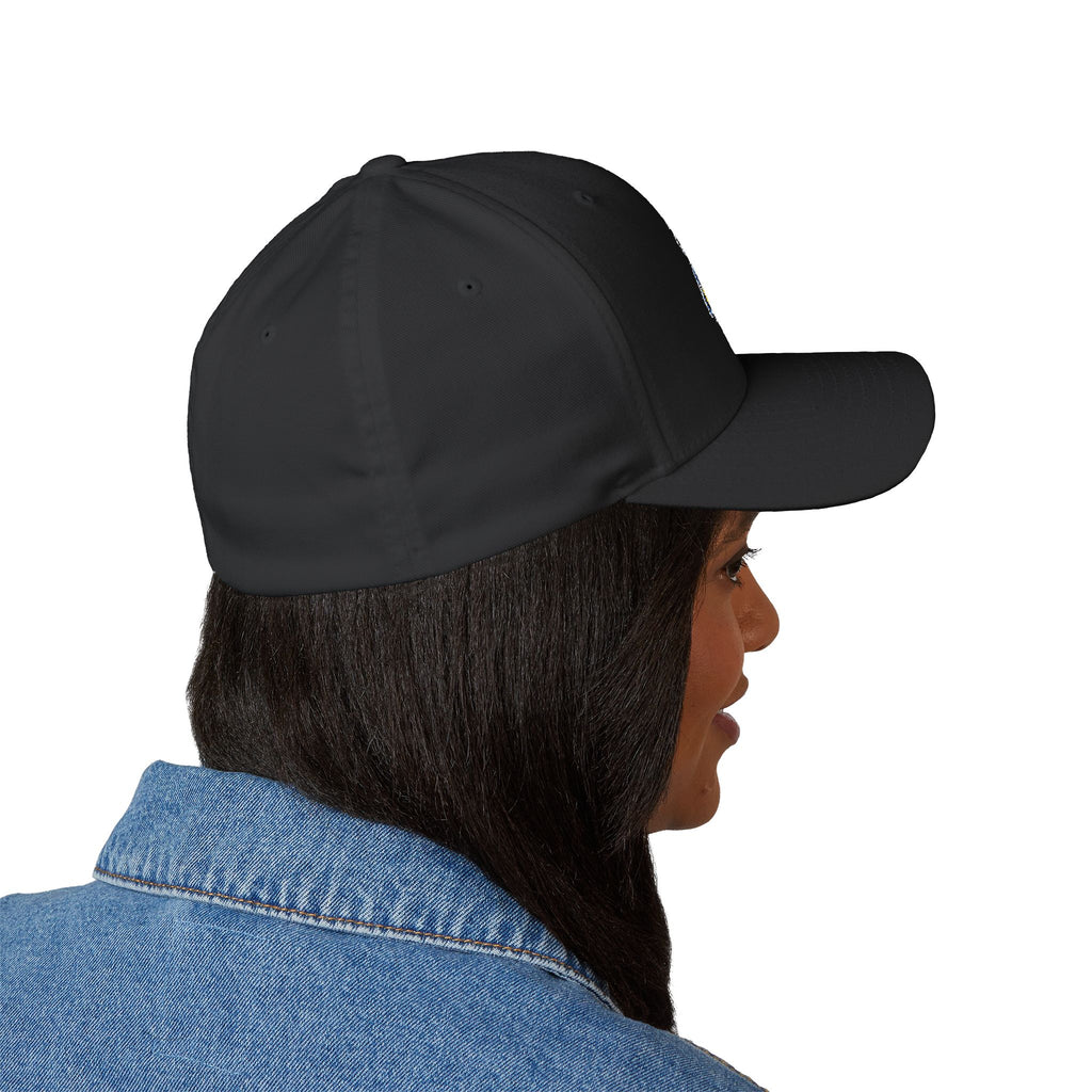Front Spoke Embroidered Flex Fit Hat
